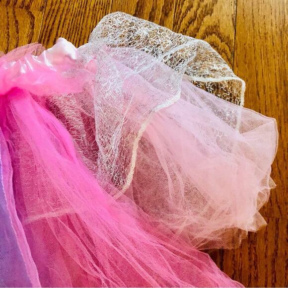 Chasing Fireflies Tulle Bow Sparkles Multi Color Skirt Girl’s Size O/S - Picture 4 of 9